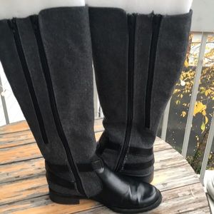 Black riding boots